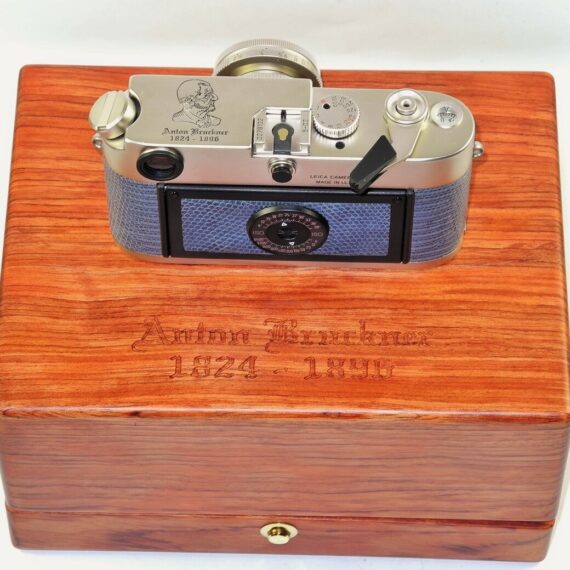 LEICA M6 PLATINUM (10454) ANTON BRUCKNER 1824~1896, 1996 set W/Leica 50mm lens & Leica Original Box Nice Mint/- set