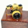 LEICA LEITZ R4 24KT GOLD camera set W/Leica 50MM SUMMILUX-R F1.4 Gold LENS, Original Box, Warranty Cards,Manuals,wood Box,Strap,Caps Mint/LN- / SOLD