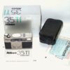 Nikon 35 Ti Date Quartz Compact 35mm Point & Shoot Film Camera W/Box,case,strap, warranty cards,manual LN- / Sold