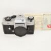 Leica Leicaflex SL2 "50 Jahre" Anniversary chrome camera w/Box,cards M/LN- / SOLD