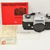 Leica Leicaflex SL2 "50 Jahre" Anniversary chrome camera w/Box,cards M/LN- / SOLD