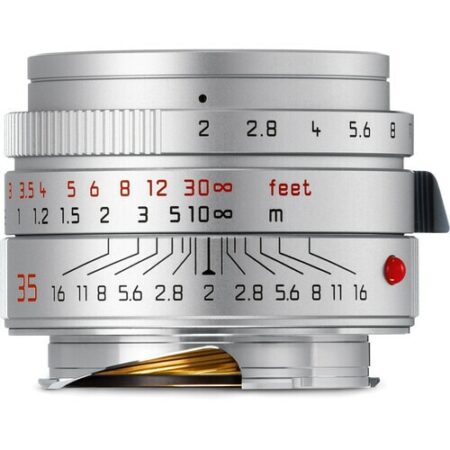 Leica Summicron-M 35mm f/2 ASPH Lens Silver(Portugal) Cat# 11709 / New USA - Discontinued – no longer in production by the manufacturer.