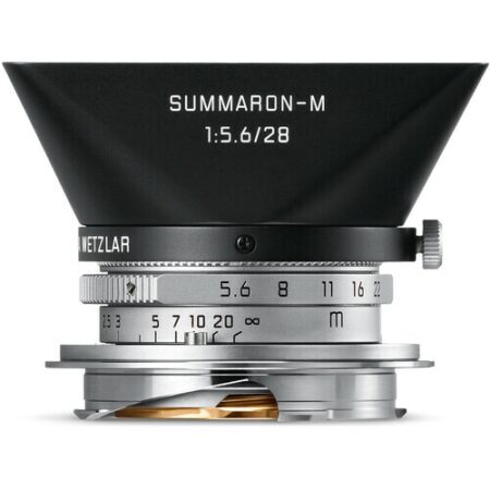 Leica Summaron-M 28mm f/5.6 Lens (Silver, Made in Portugal) Cat#11712 New USA /No Longer Available