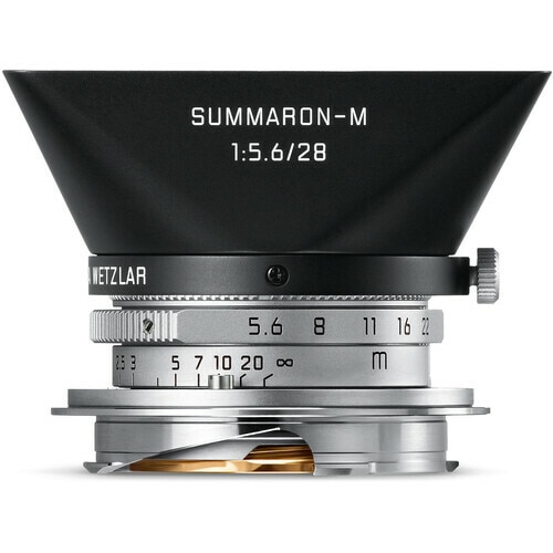 Leica Summaron-M 28mm f/5.6 Lens (Silver, Made in Portugal) Cat#11712 New USA /No Longer Available