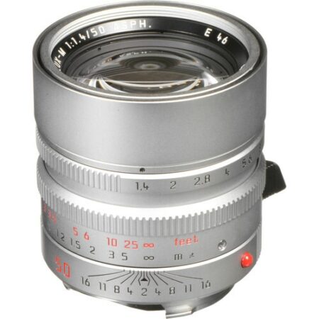 Leica Summilux-M 50mm f/1.4 ASPH. Lens (Silver, Made in Portugal) cat# 11717  New USA / free shipping