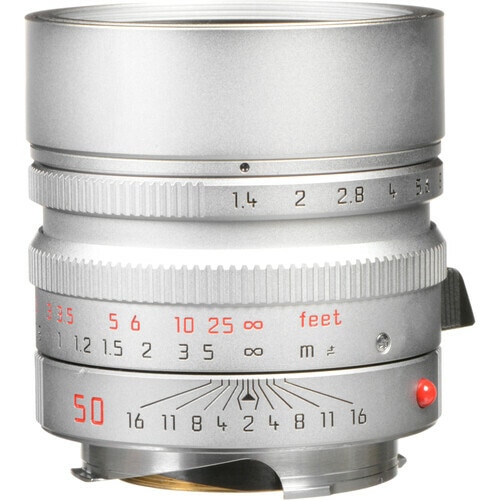 Leica Summilux-M 50mm f/1.4 ASPH. Lens (Silver, Made in Portugal) cat# 11717  New USA / free shipping