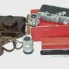 Leica IIIg camera set With 50/3,5 Red scale Elmar & 90mm f4 Elmar  Leica Case,Box,caps,hood Ex++/M- / Free shipping (USA)