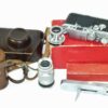 Leica IIIg camera set With 50/3,5 Red scale Elmar & 90mm f4 Elmar  Leica Case,Box,caps,hood Ex++/M- / Free shipping (USA)