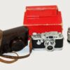 Leica IIIg camera set With 50/3,5 Red scale Elmar & 90mm f4 Elmar  Leica Case,Box,caps,hood Ex++/M- / Free shipping (USA)