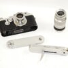 Leica IIIg camera set With 50/3,5 Red scale Elmar & 90mm f4 Elmar  Leica Case,Box,caps,hood Ex++/M- / Free shipping (USA)