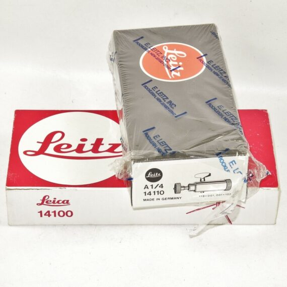 Leica Table-top Tripod #14100 & Leica Ball & Socket Head #14110 W/Box Mint/LN-