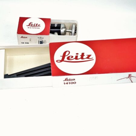 Leica Table-top Tripod #14100 & Leica Small Ball & Socket Head #14119 W/Box Mint/LN-