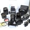 Hasseblad 500 C/M Camera  set with 50mm,150mm,250m CF lenses, filters,grip, pro-shade in metal case Ex++/Mint- / SOLD