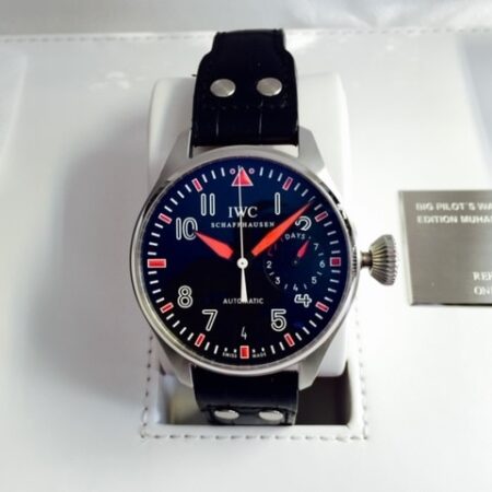 IWC BIG PILOT'S WATCH EDITION MUHAMMAD ALI Like New Complete with special book Rare find ! / Call for price and more info.