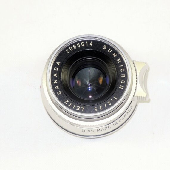 Leica 35/2 Summicron Chrome First Version With Leica Filters , Leica IROOA hood Mint- RARE /SOLD