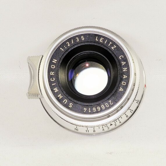 Leica 35/2 Summicron Chrome First Version With Leica Filters , Leica IROOA hood Mint- RARE /SOLD