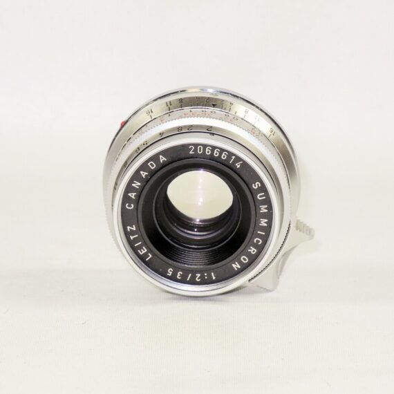 Leica 35/2 Summicron Chrome First Version With Leica Filters , Leica IROOA hood Mint- RARE /SOLD