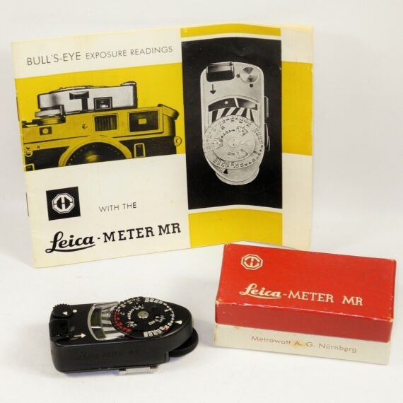 Leica MR 4 Black  Meter For M2 M3 M4 & M4-2 cameras  Sold with Box & Manual Ex++Mint- Working meter
