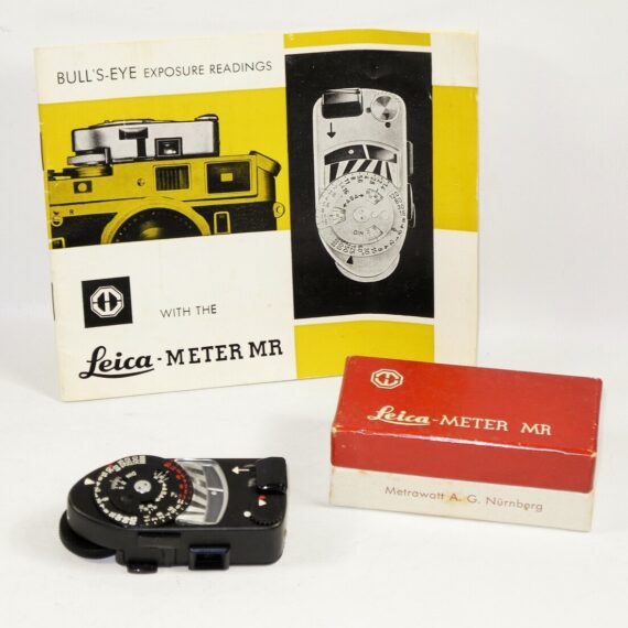 Leica MR 4 Black  Meter For M2 M3 M4 & M4-2 cameras  Sold with Box & Manual Ex++Mint- Working meter