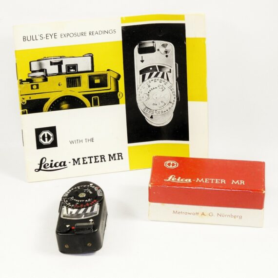 Leica MR 4 Black  Meter For M2 M3 M4 & M4-2 cameras  Sold with Box & Manual Ex++Mint- Working meter