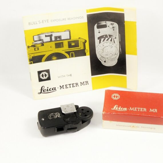 Leica MR 4 Black  Meter For M2 M3 M4 & M4-2 cameras  Sold with Box & Manual Ex++Mint- Working meter