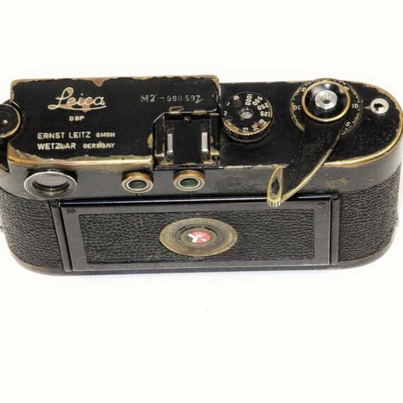 Leica M2 black paint original camera (circa 1960 ) Ex / User condition Brassy & Rare ! Call or Email for more info.