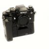 Nikon F3  black camera with Nikon MD4  Motor Drive Ex++/M-