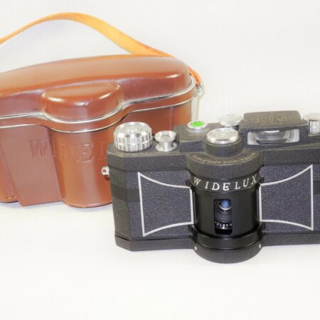 WIDELUX F6B 35mm PANORAMIC FILM CAMERA with Original Case Mint- / Free Shipping (USA)