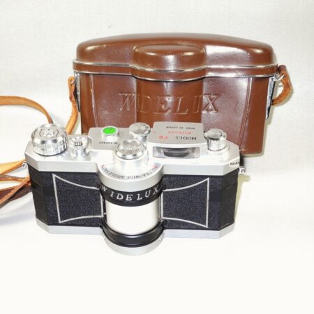 Widelux F6  Chrome Panoramic 35mm Film Camera with case Ex++/Mint- /  Free shipping (USA)
