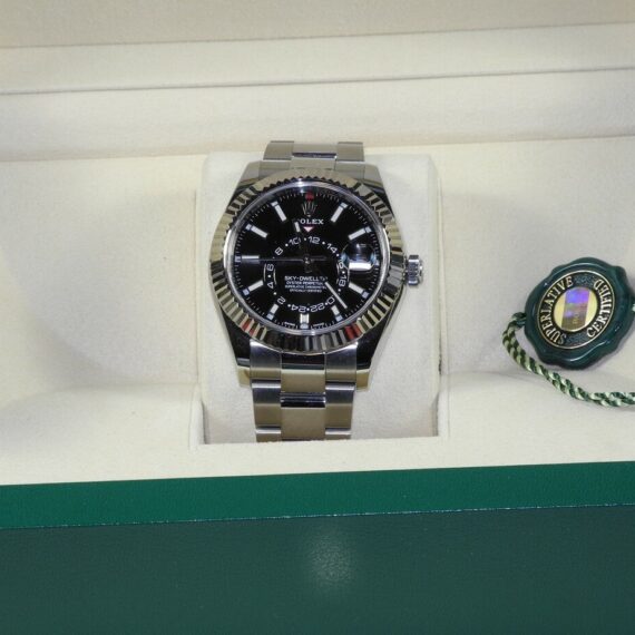 Rolex Sky-Dweller 326934 Stainless Steel Black Dial with box Mint/ - Beautiful condition  /SOLD