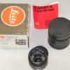 Leica 90/2,8 Elmarit-R (E55) 3rd cam Cat# 11806 with Leica box, caps, manual, cards Mint- /  free shipping (USA)