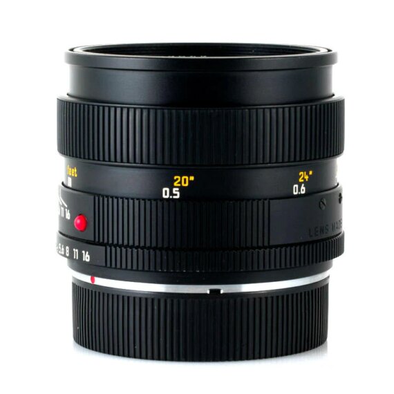 Leica 50/1,4 Summilux-R ( E55) Built in hood version Cat #11777 W/Caps and Case Mint- / WANTED