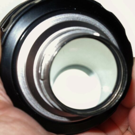 Nikon 5cm f1,1 Nikkor N.C with hood in  case with caps Ex++/Mint- RARE /SOLD