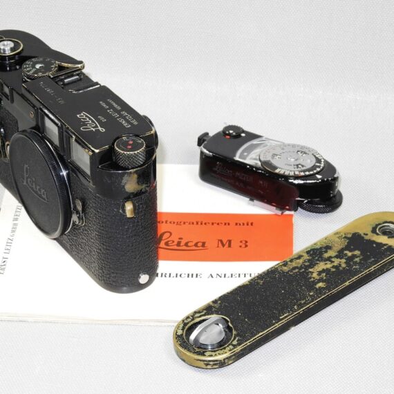 Leica M3 Black Paint original camera With box,case,meter , Just CLA'd /SOLD
