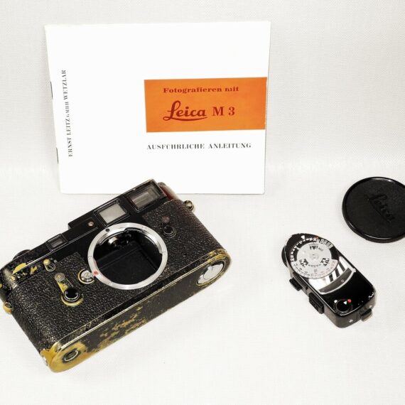 Leica M3 Black Paint original camera With box,case,meter , Just CLA'd /SOLD