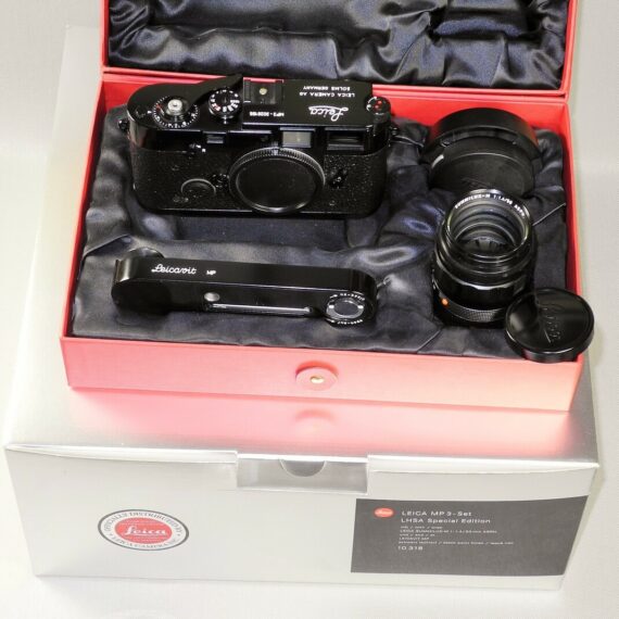 Leica MP3 LHSA SPECIAL EDITION BLACK PAINT Set Cat # 10318 Mint/ L.New- / SOLD