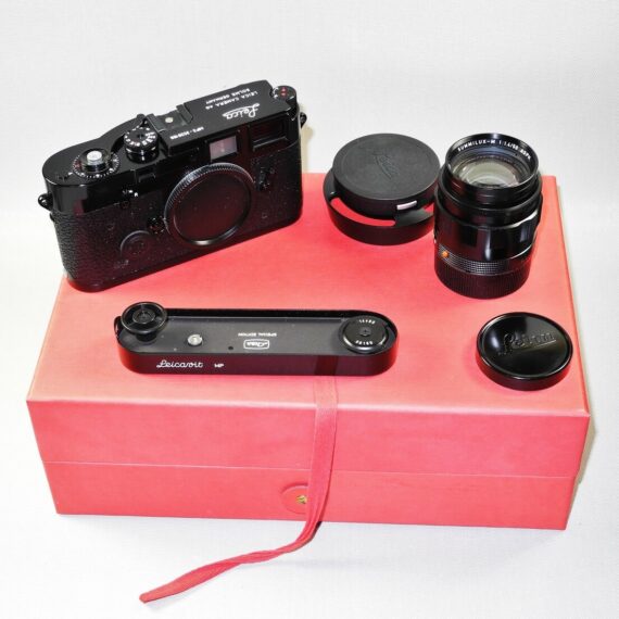 Leica MP3 LHSA SPECIAL EDITION BLACK PAINT Set Cat # 10318 Mint/ L.New- / SOLD