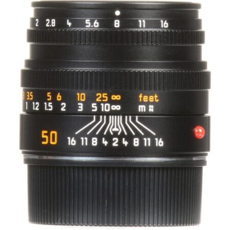 Leica Summicron-M 50mm f/2 black Lens (Portugal) Cat# 11719 / Free shipping (USA)