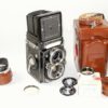 Rolleiflex 2.8F Planar TLR "white face"  w/Case,filter,Hood, Rolleinar 3 Mint- / Free shipping(USA)