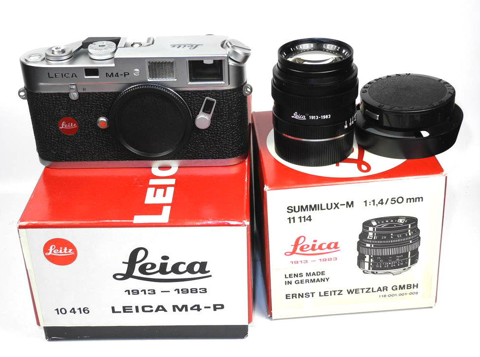 Leica brochure on Leitz Leica M4-P rangefinder camera M lenses Mint 