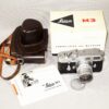 Leica M3 Chrome Single Stroke camera with Leica 50/2 Rigid Summicron in box,case & manual Mint- / SOLD