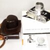 Leica M3 Chrome Single Stroke camera with Leica 50/2 Rigid Summicron in box,case & manual Mint- / SOLD