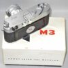 Leica M3 Chrome Single Stroke camera with Leica 50/2 Rigid Summicron in box,case & manual Mint- / SOLD