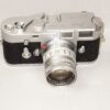 Leica M3 Chrome Single Stroke camera with Leica 50/2 Rigid Summicron in box,case & manual Mint- / SOLD
