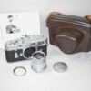 Leica M3 Chrome Single Stroke camera with Leica 50/2 Rigid Summicron in box,case & manual Mint- / SOLD