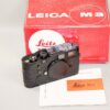 Leica M3 black paint single stroke camera with box, Leather case, manual (recently overhauled) Ex+/Ex++ /SOLD
