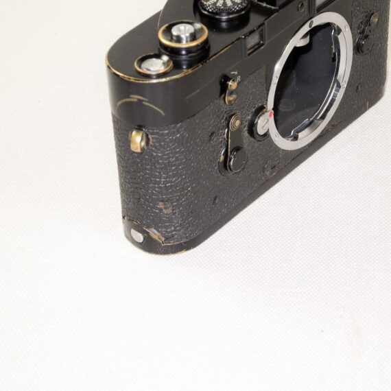 Leica M3 black paint single stroke camera with box, Leather case, manual (recently overhauled) Ex+/Ex++ /SOLD