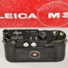 Leica M3 black paint single stroke camera with box, Leather case, manual (recently overhauled) Ex+/Ex++ /SOLD