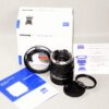 Zeiss 35/2 Biogon T* ZM Black with filter,Zeiss metal hood,caps,box,manual Mint- / Free shipping (USA)