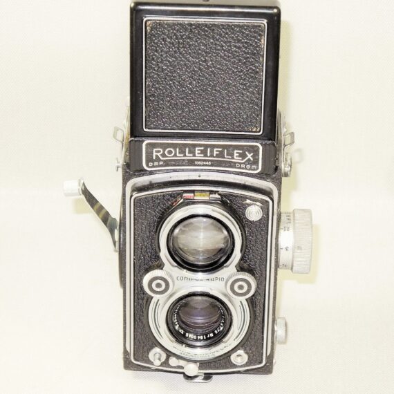 Rollei Automat Model X W/75/3,5 Xenar Lens, With Cap,Case,Rolleinar I,Hood Ex++